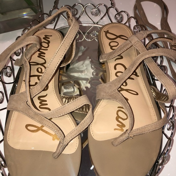 Sam Edelman , DAVINA suede lace up sandals - Picture 10 of 15